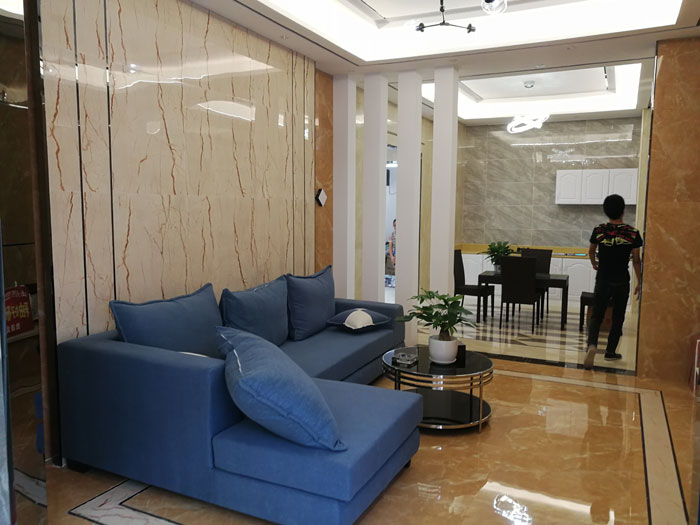 【实景案例】陶瓷一线品牌东升国际官网瓷砖沉庆垫江200方专卖店鉴赏